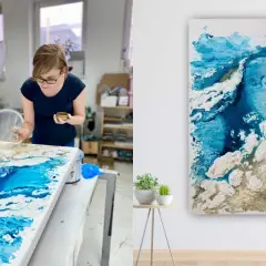 Obraz strukturalny DIY: Stwórz modne dzieło bez pęknięć! Poradnik