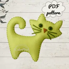 Filcowy kotek DIY: Uszyj uroczą maskotkę krok po kroku!