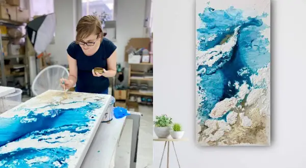 Obraz strukturalny DIY: Stwórz modne dzieło bez pęknięć! Poradnik